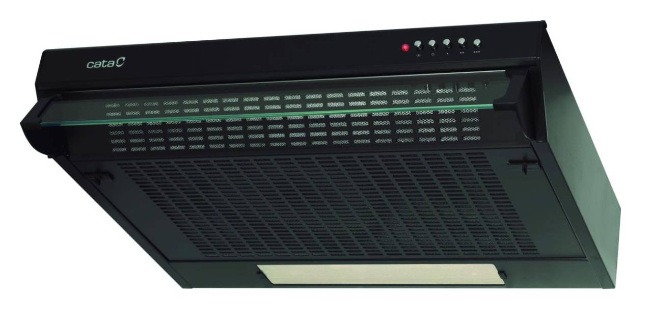 Cata - Páraelszívó F-2060 fekete BK/L LED - A készlet erejéig rendelhető!