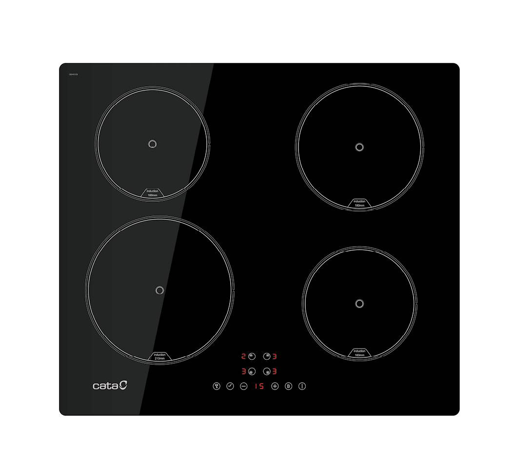 CATA - Beépíthető indukciós főzőlap IB-6324E2 BK Hob to Hood