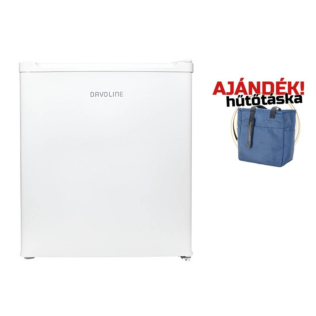DAVOLINE - Hűtőszekrény MBD-51 W ΝΕ + Ajándék hűtőtáska
