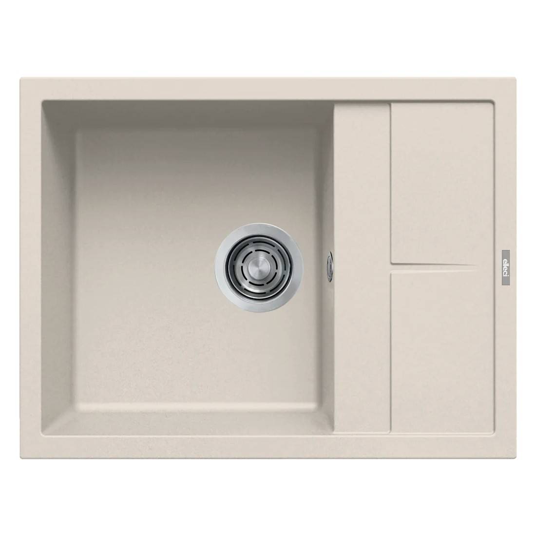 ELLECI - Mosogatótálca Unico 125 G39 Bianco soft